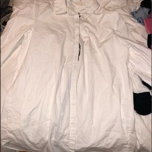 White long sleeve button up